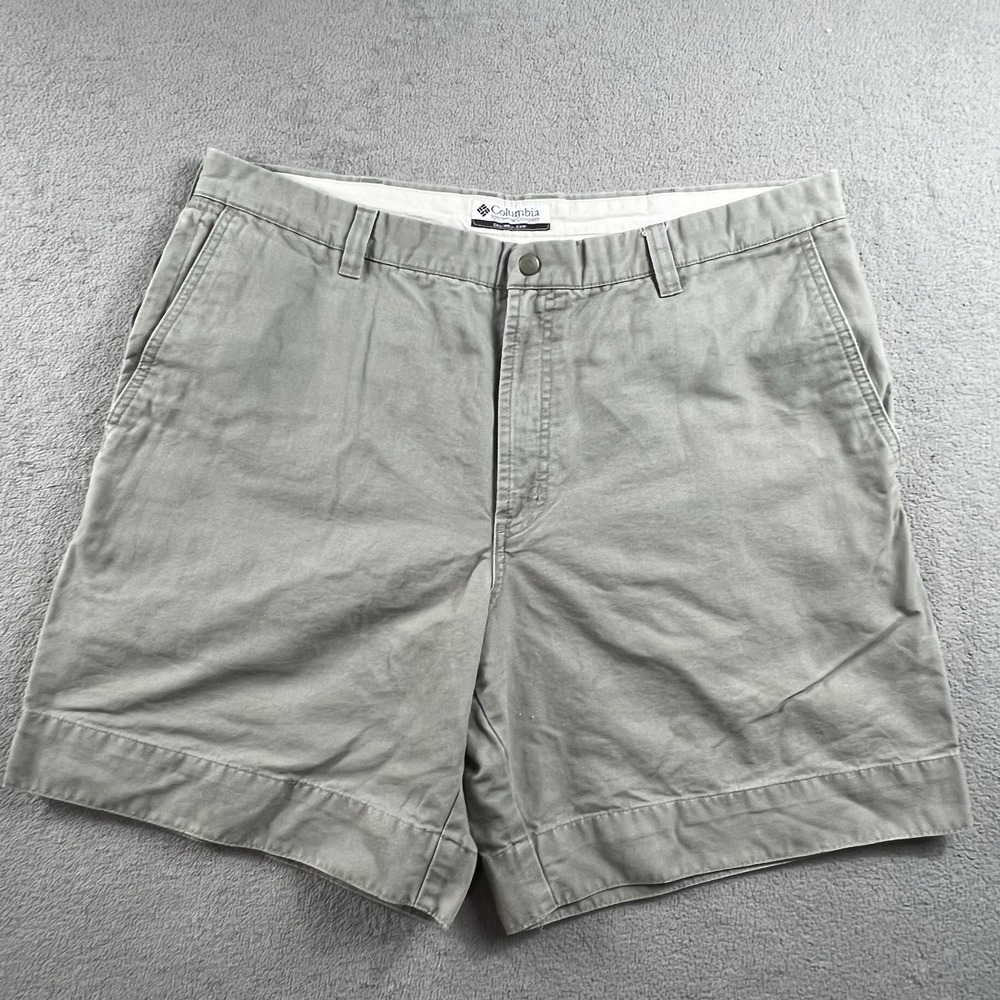 Columbia Shorts Mens 38 Green Gorpcore Utility Hiking Outdoor VTG